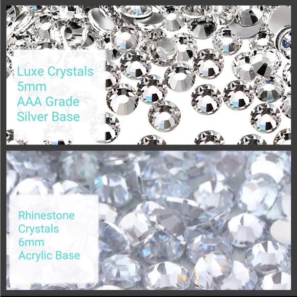 Crystal Diamond Sparkly Classic Glam Bling Wireless Bra Top All Sizes New - Picture 11 of 12